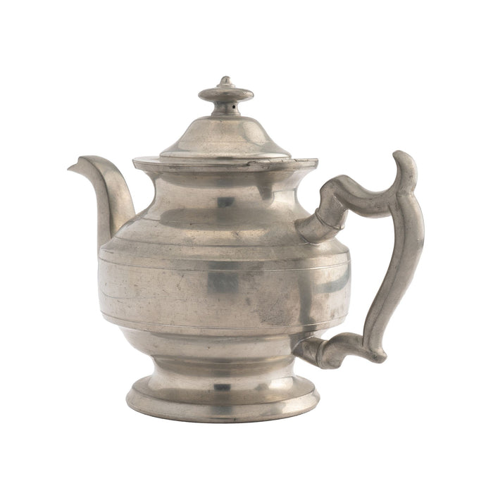 Woodbury Pewter Academic Revival pewter Holloware teapot (1950-52)
