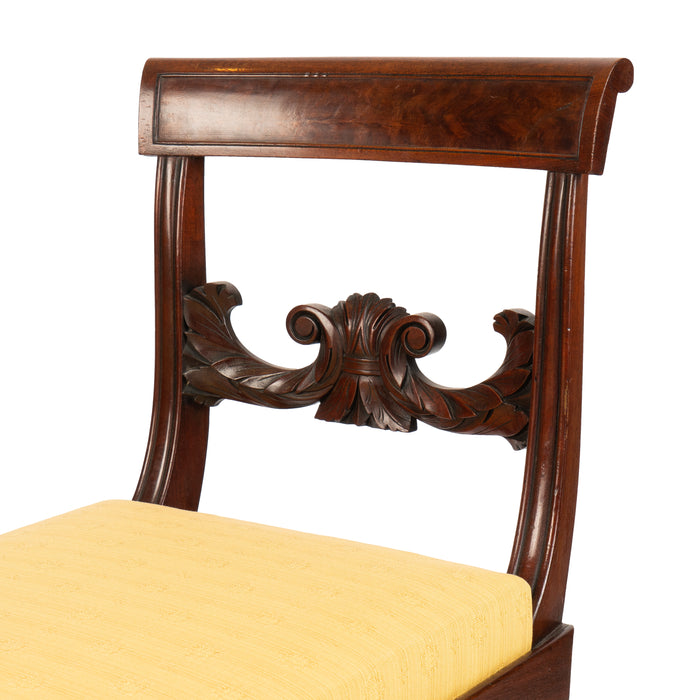 American Neoclassic chair back window seat (1815)