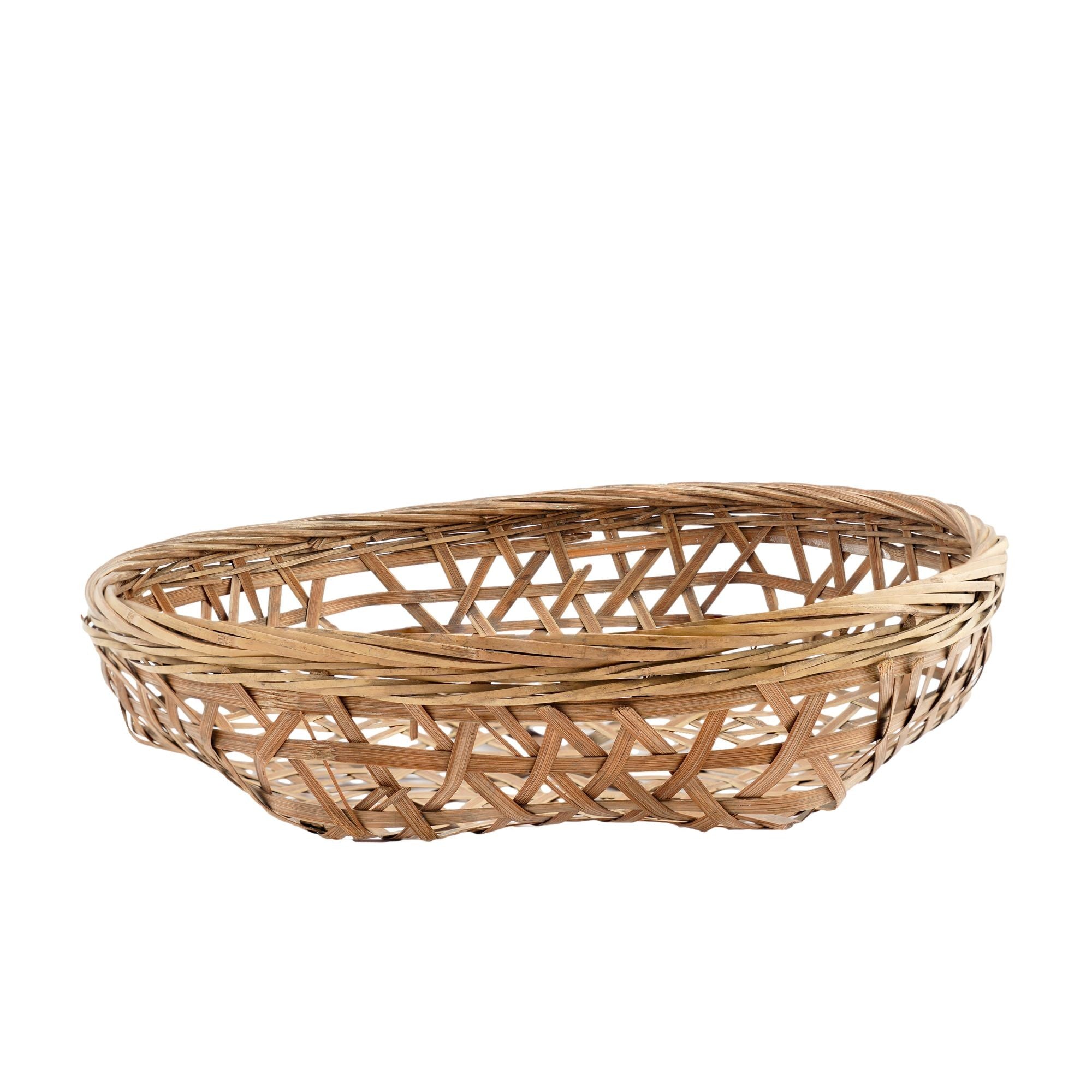 Japanese woven split bamboo fish basket (1900-50) – The Federalist