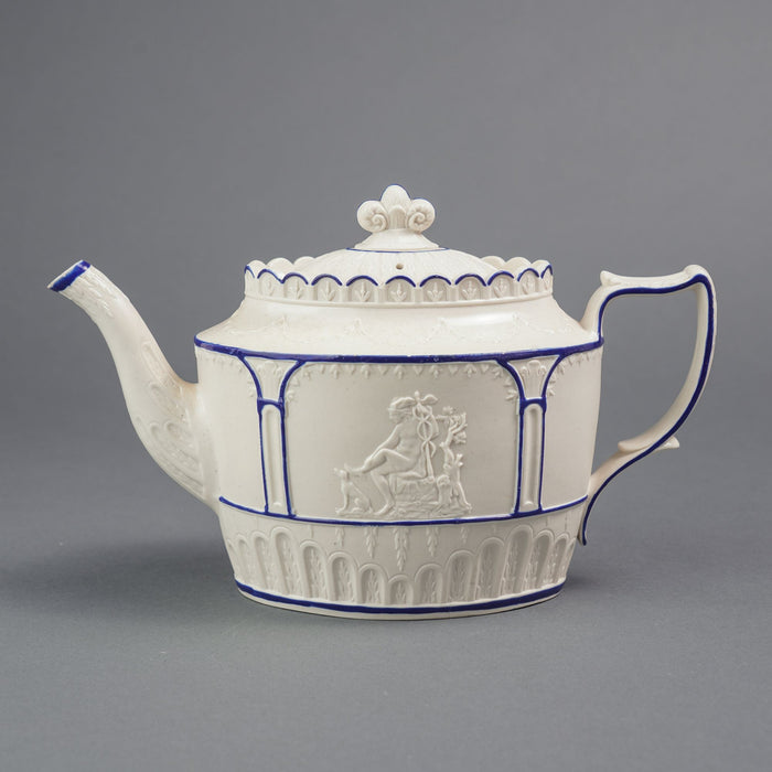 English stoneware tea pot by Castleford (c. 1810)