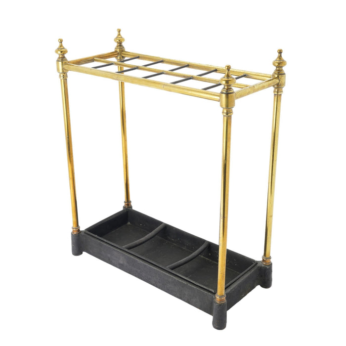 English brass umbrella stand (c. 1860)