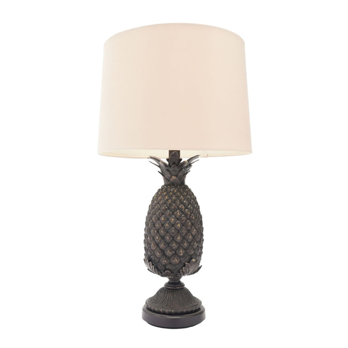 American cast bronze pineapple form table lamp (1950's)