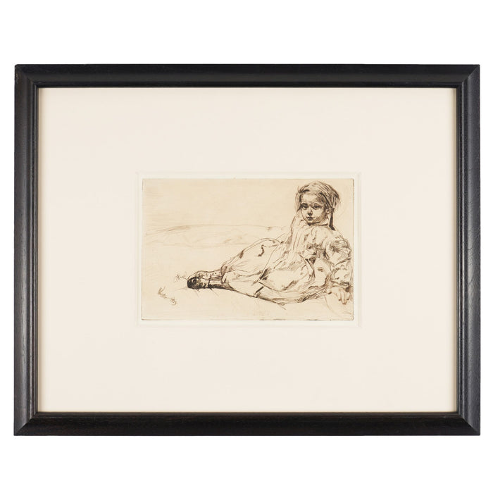 Bibi Valentin by James Abbott McNeill Whistler (1859)