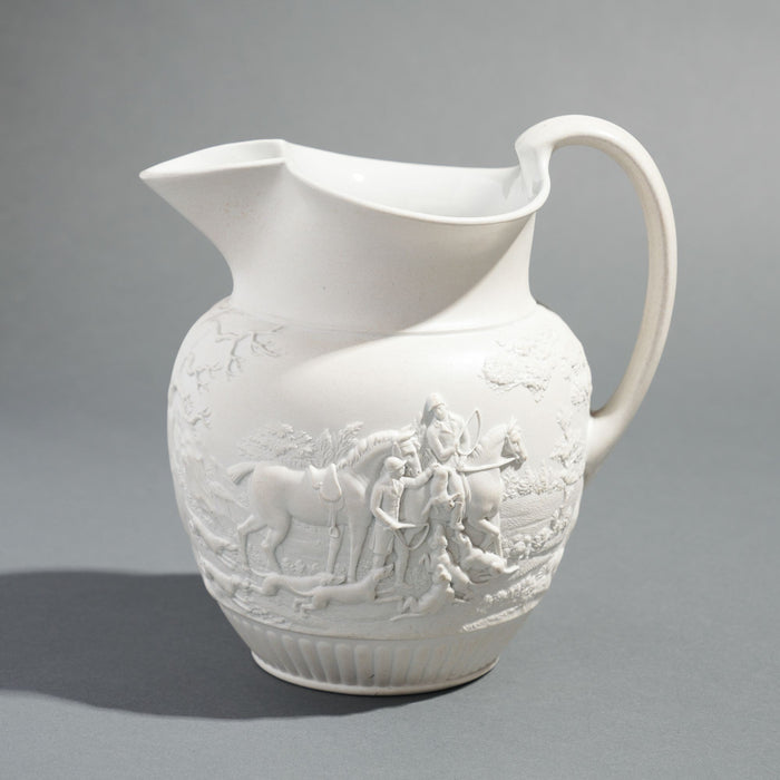 Wedgwood stoneware hunt jug (1875)