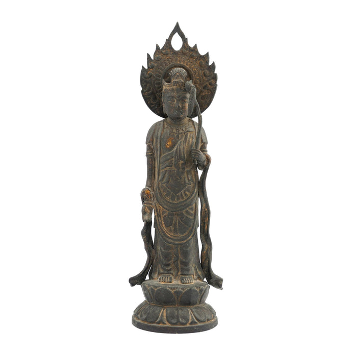 Japanese cast bronze statue of a Bodhisattva (1780-1800)