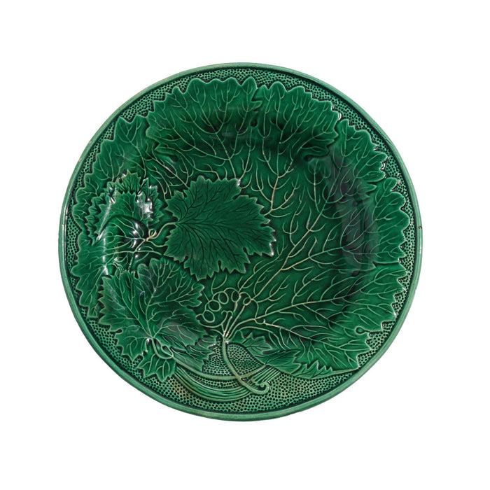 Staffordshire majolica plate, c. 1840