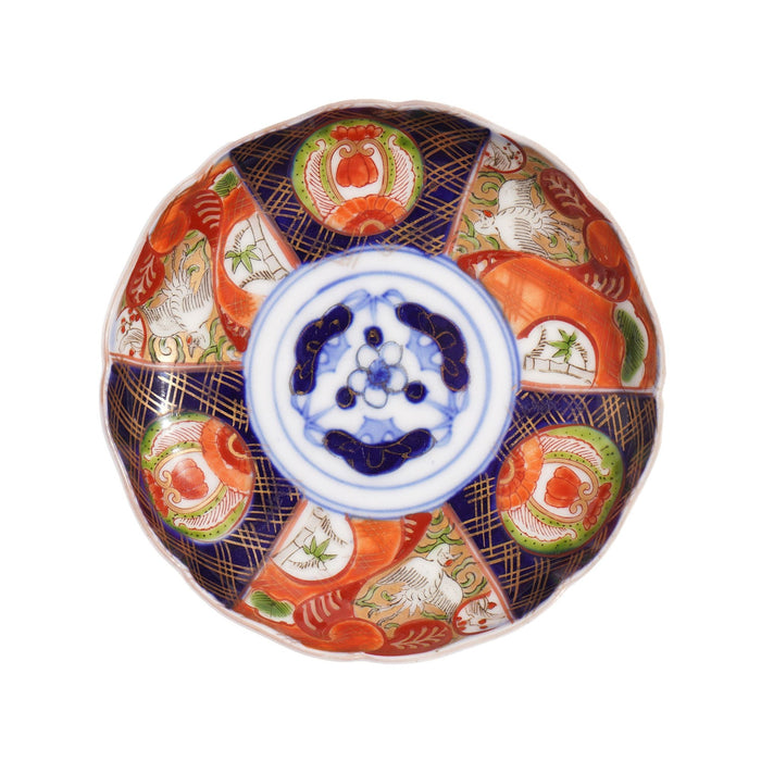 Japanese Imari porcelain footed saucer (c. 1800’s)