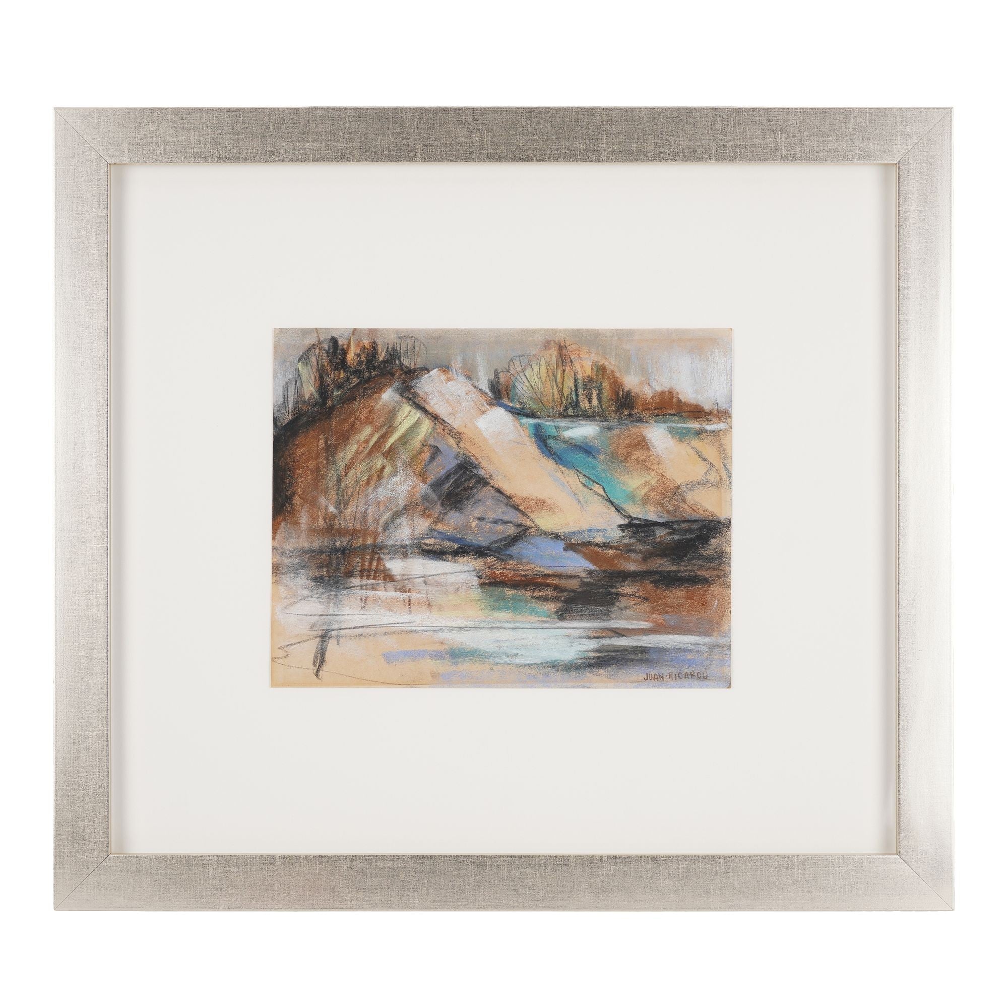 Mixed media abstract landscape by Juan Ricardo – The Federalist