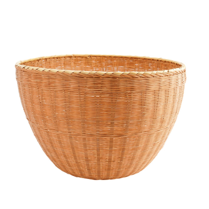 Vintage Japanese hand woven bamboo basket (1900's)