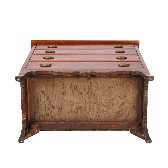 Small-scaled Massachusetts Hepplewhite four drawer chest (c. 1880)