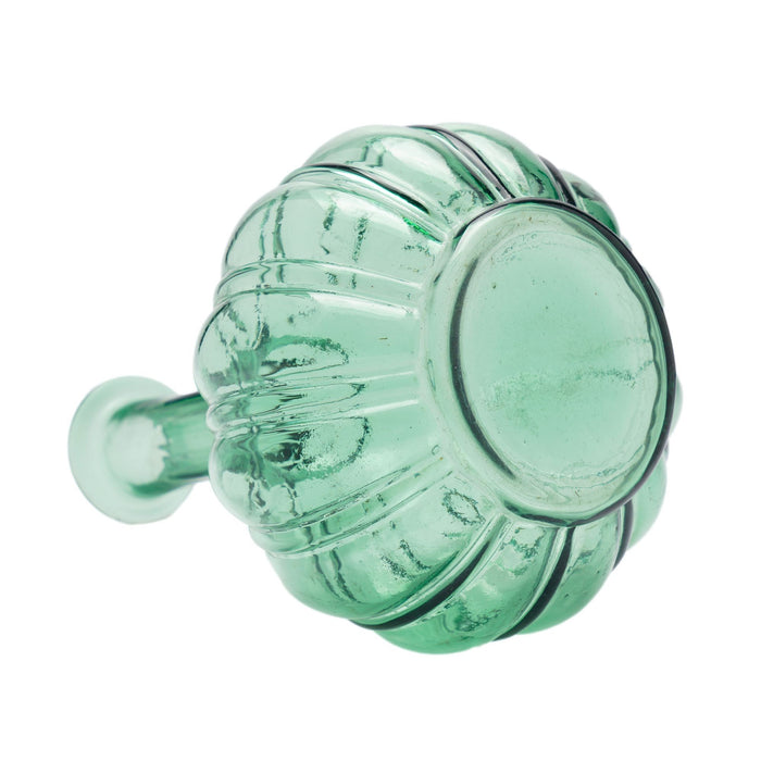 English mold blown green glass decanter (c. 1840)