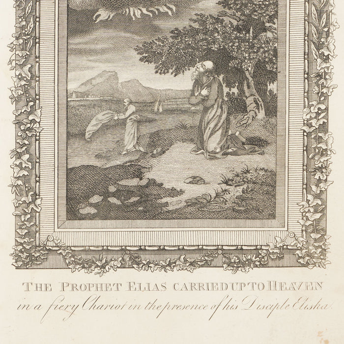 Pair of engravings from the American edition of “The whole genuine and complete works of Flavius Josephus” (1795)
