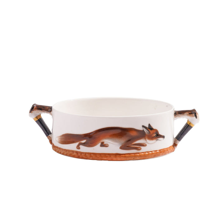 Royal Doulton 3 Piece "Reynard The Fox" Chocolate Service (c. 1950-60)