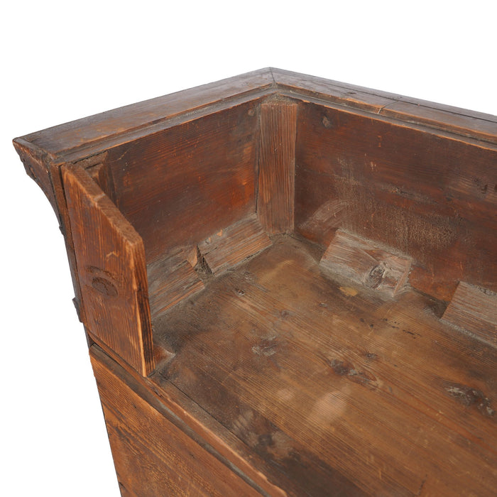 English George III Chippendale slant front secretary desk with glazed astragal doors (c. 1770)