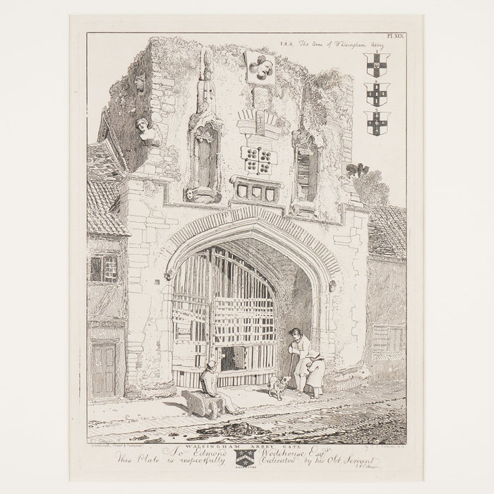 Walsingham Abbey Gate by John Sell Cotman (1812)