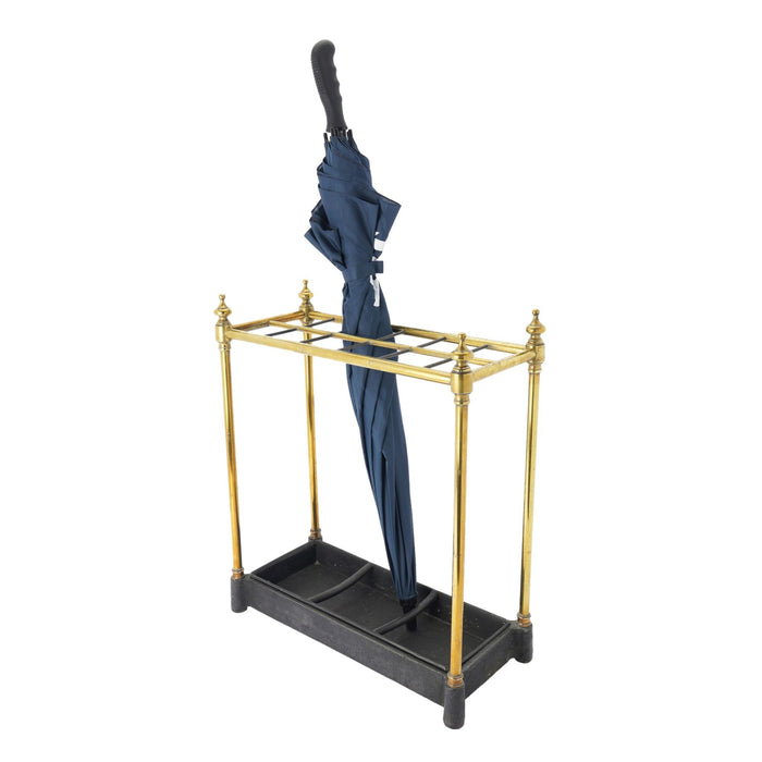 English brass umbrella stand (c. 1860)