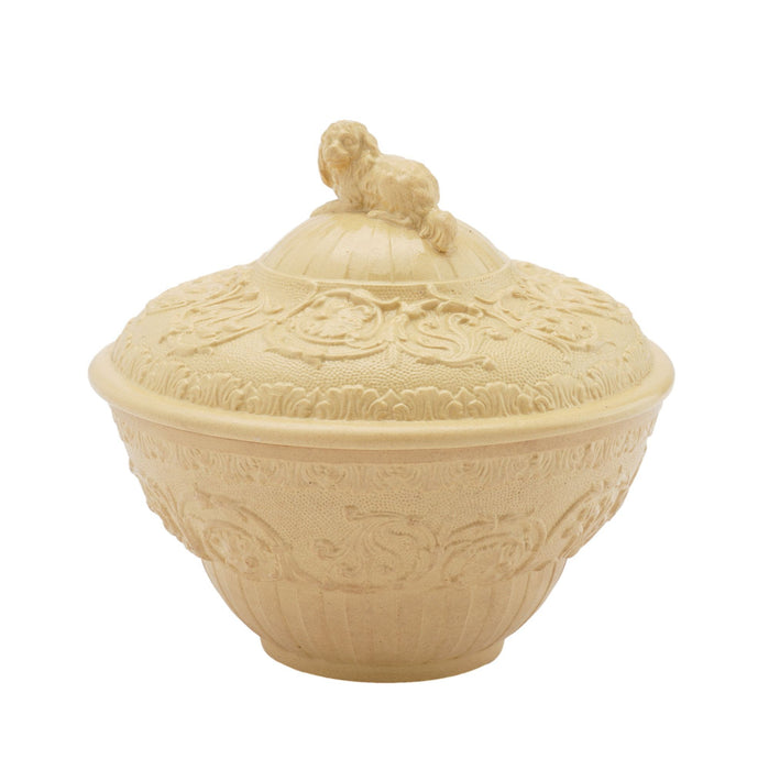 Caneware ceramic sugar bowl by Wedgwood (c. 1815-20)