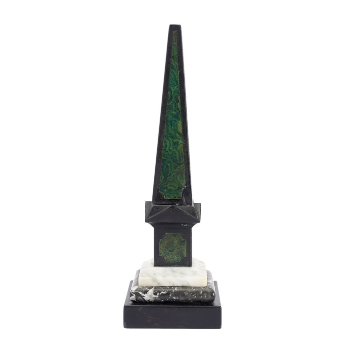 Painted Slate & Marble Obelisk (c. 1840)