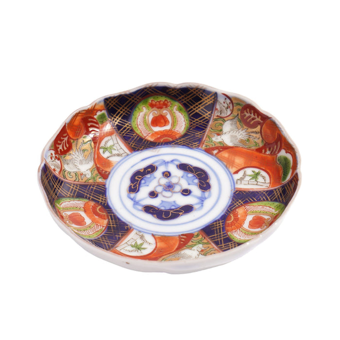 Japanese Imari porcelain footed saucer (c. 1800’s)