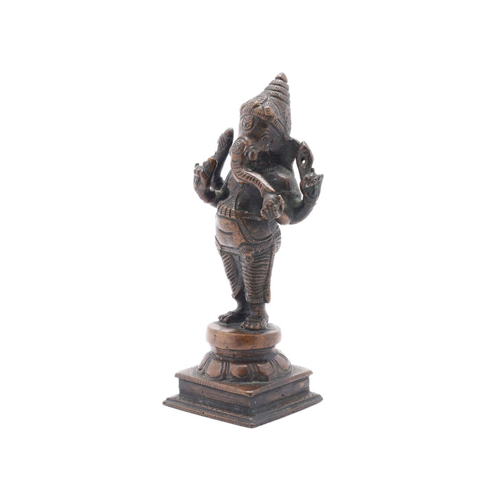 Indian cast bronze figure of Ganesha (c. 1800's)