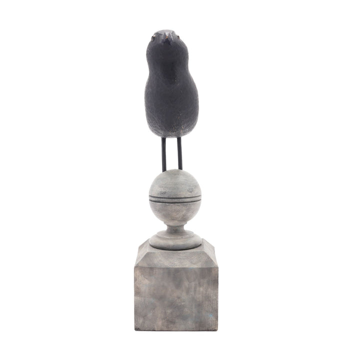 American carved & painted confidence crow decoy (c. 1900-25)