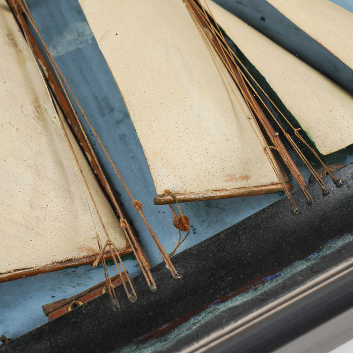 American shadow box diorama of a ship (1890-1910)