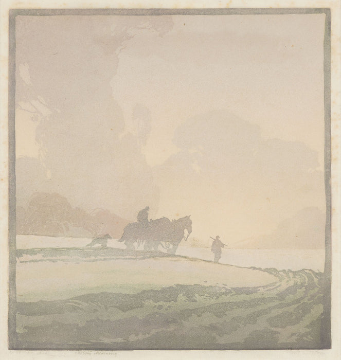 Misty Morning by Ernest William Watson (1926)