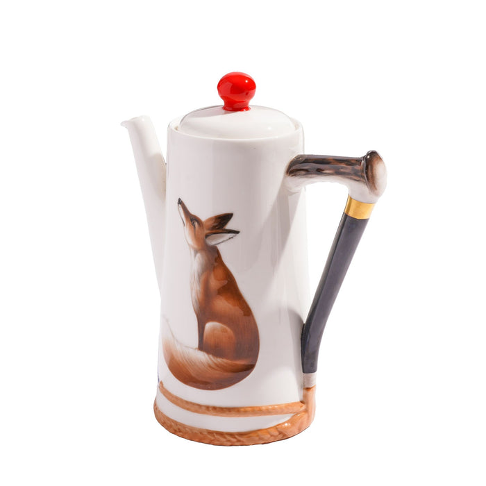Royal Doulton 3 Piece "Reynard The Fox" Chocolate Service (c. 1950-60)