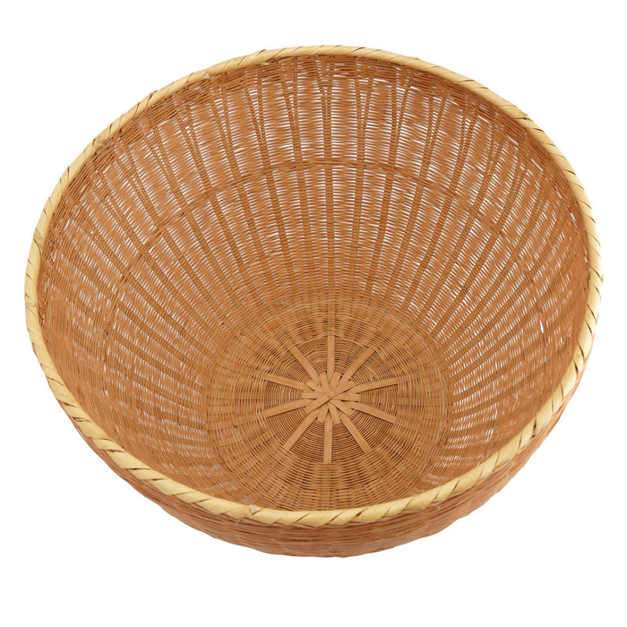 Vintage Japanese hand woven bamboo basket (1900's)