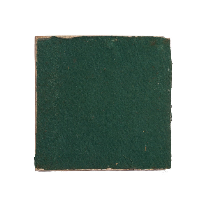 Single white Delft faience tile (c. 1800's)