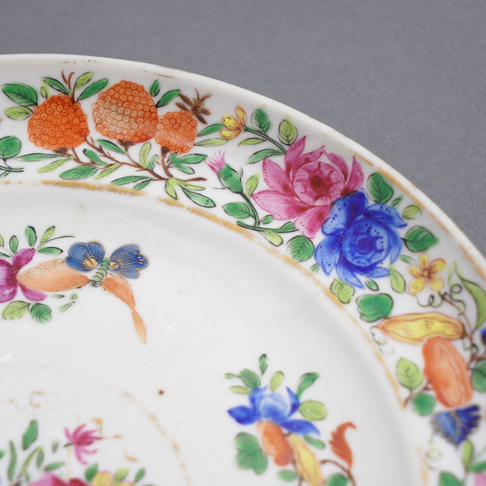 Chinese export Famille rose plate (c. 1800-10)