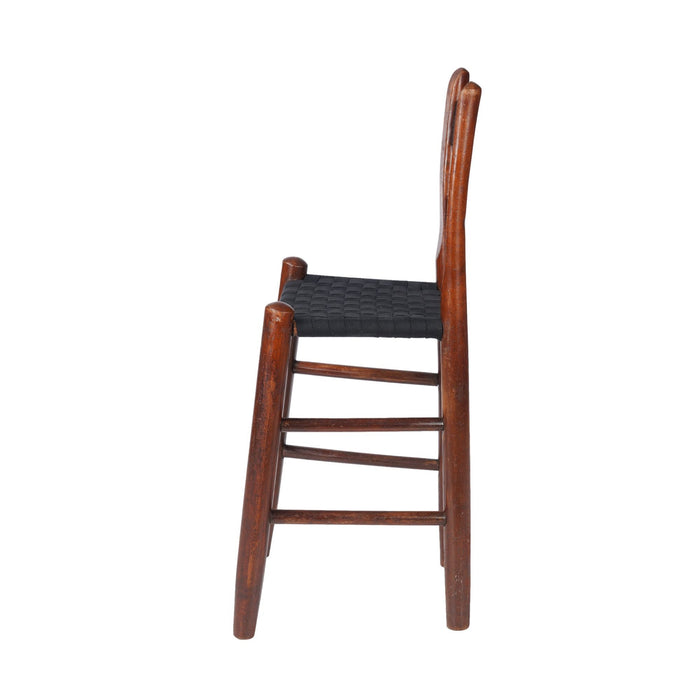 Midwestern thumb back Windsor child's high chair (c. 1875-1900)