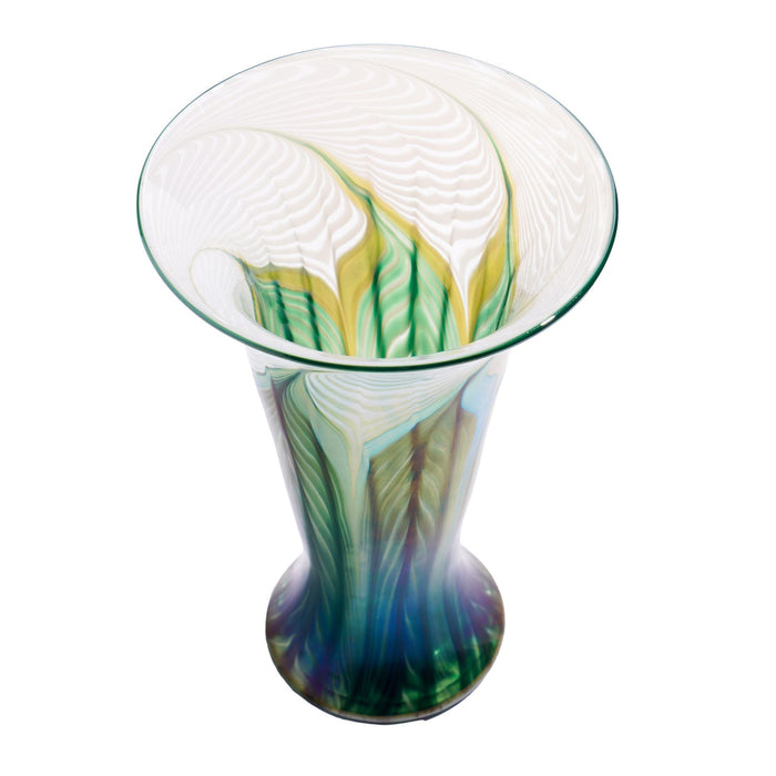 Lundberg Studios blown art glass vase, 2007