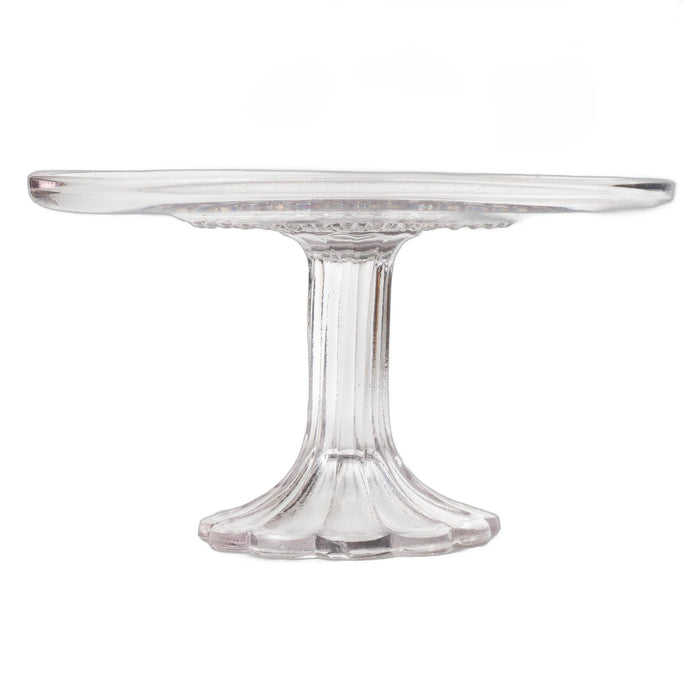 American Pressed Flint Glass Pastry Stand (c. 1860)