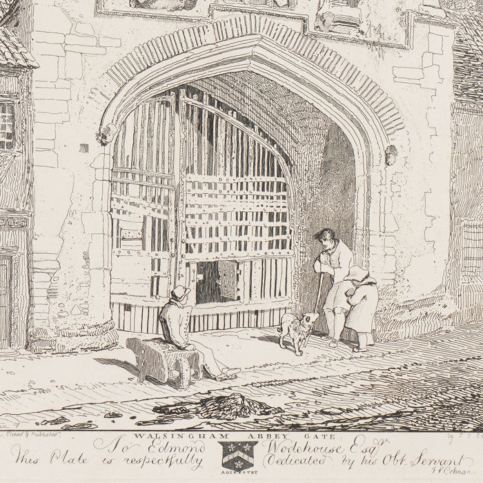Walsingham Abbey Gate by John Sell Cotman (1812)