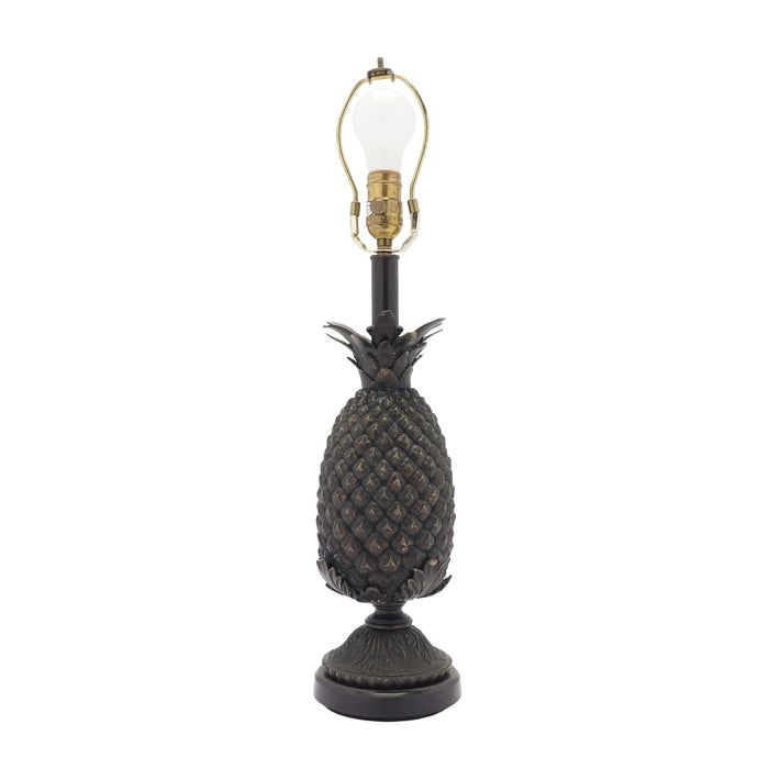 American cast bronze pineapple form table lamp (1950's)