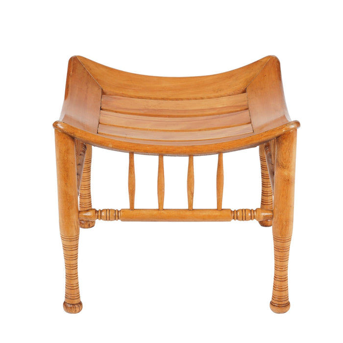 Beechwood Thebes stool by Liberty & Co (1884-1919)