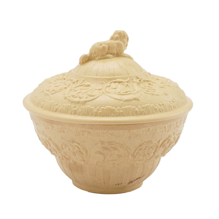 Caneware ceramic sugar bowl by Wedgwood (c. 1815-20)