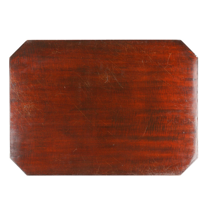 English Georgian mahogany standing rim tray (1800's)