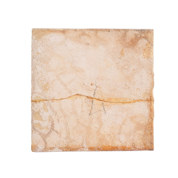 Set of 5 mulberry landscape Delft faience tiles (c. 1680-1720)