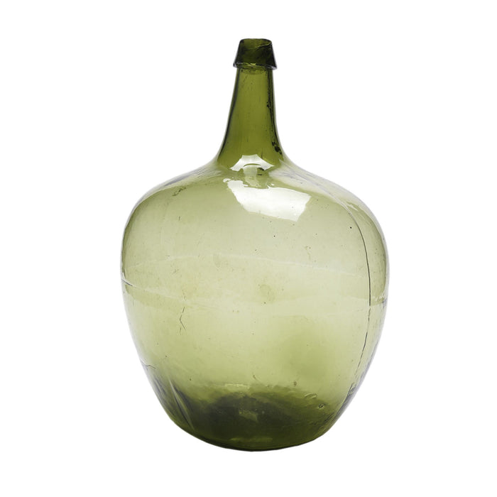 French hand blown glass demijohn (c. 1815-35)