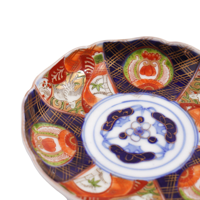 Japanese Imari porcelain footed saucer (c. 1800’s)