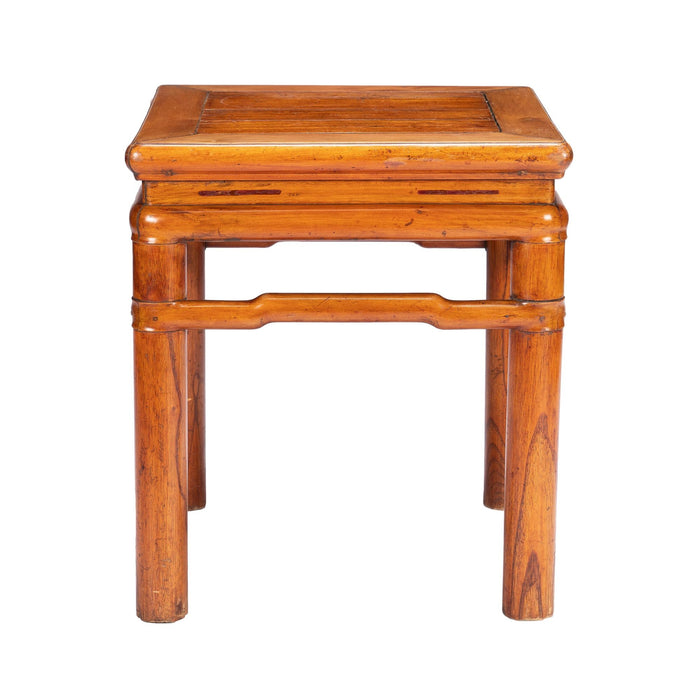 Chinese blond hardwood stool in the Ming taste (c. 1800-25)