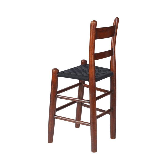 Midwestern thumb back Windsor child's high chair (c. 1875-1900)