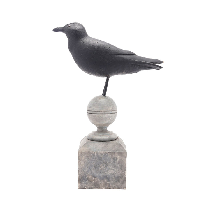 American carved & painted confidence crow decoy (c. 1900-25)