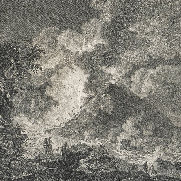 The Eruption of Vesuvius 14 May 1771 by Heinrich Guttenberg (after Pierre-Jacques Volaire) (c. 1800)