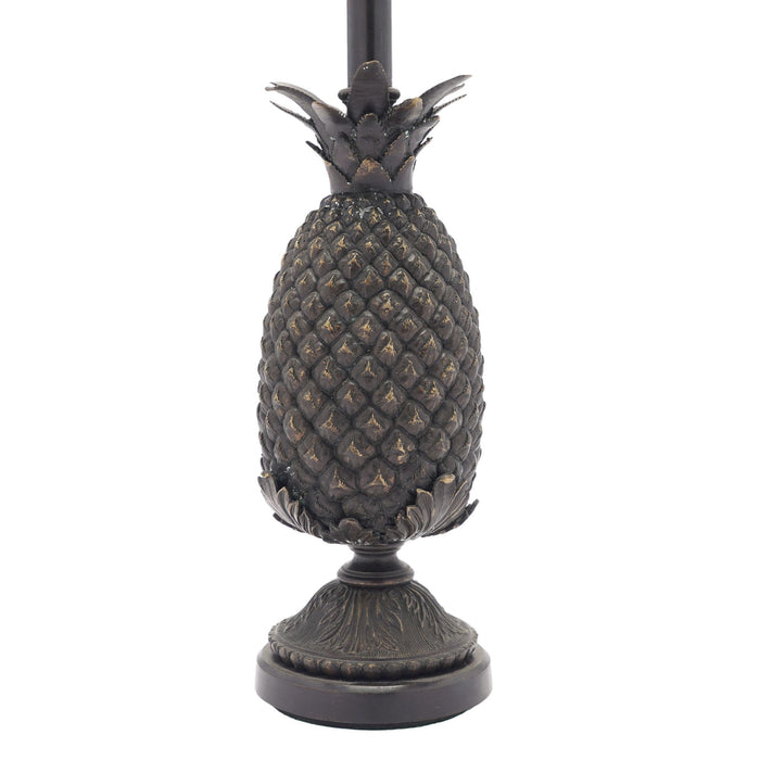 American cast bronze pineapple form table lamp (1950's)