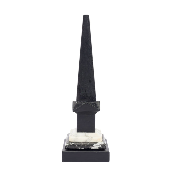 Painted Slate & Marble Obelisk (c. 1840)