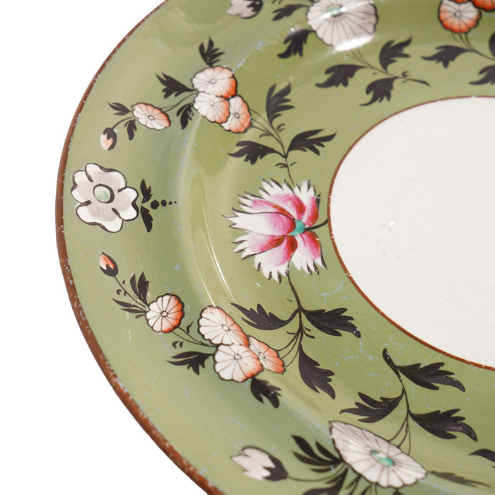 Plate with floral decoration by Spode, c. 1770