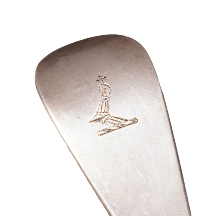 English sterling silver fork and knife fish set by Chawner & Co (1856)